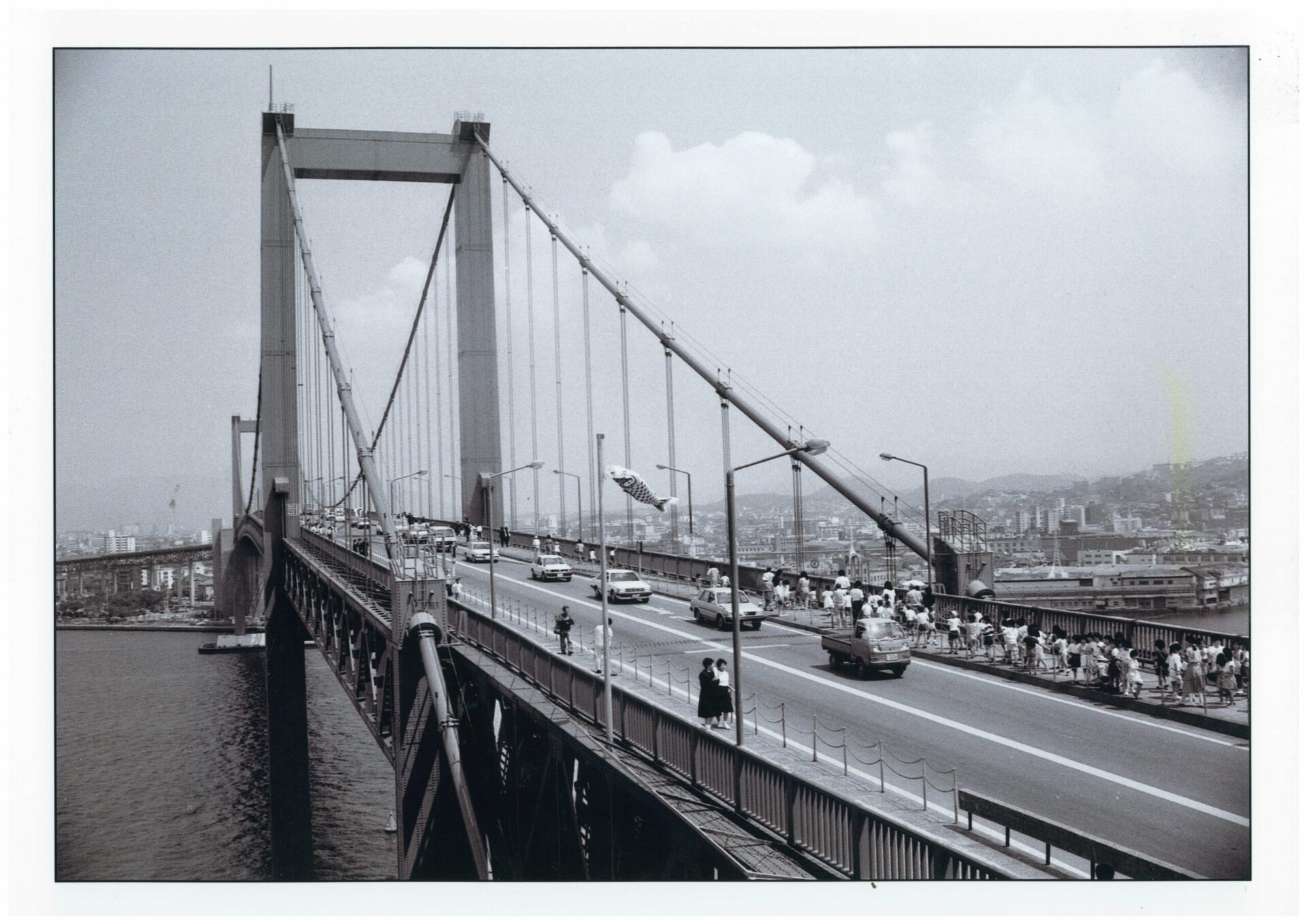 昭和３８年頃の若戸大橋
